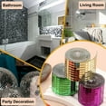 thumbnail image 5 of Uxcell 5x5mm Self Adhesive Mirrors Mosaic Tiles, 3200 Pcs Square Mini Glass Mosaic Disco Tile Sticker for DIY Craft Disco Ball Party Decoration, Gold Tone, 5 of 5