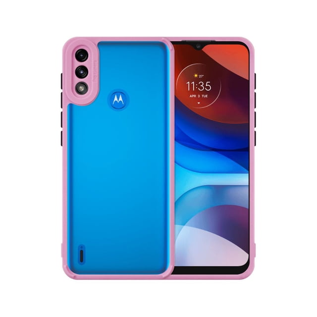 Funda Acrigel Contorno Color Uso Rudo para Moto E7 Power