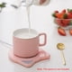 thumbnail image 2 of Calentador de tazas posavasos con aislamiento de asiento placa calefactora eléctrica temperatura constante de 55 ℃ para taza de café y té, 2 of 8