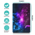 thumbnail image 3 of Dog Food Mat Space Galaxy Astronaut Planet Starry Night Cosmos Pet Feeding Mat Absorbent Waterproof Non-Slip Durable, 3 of 4