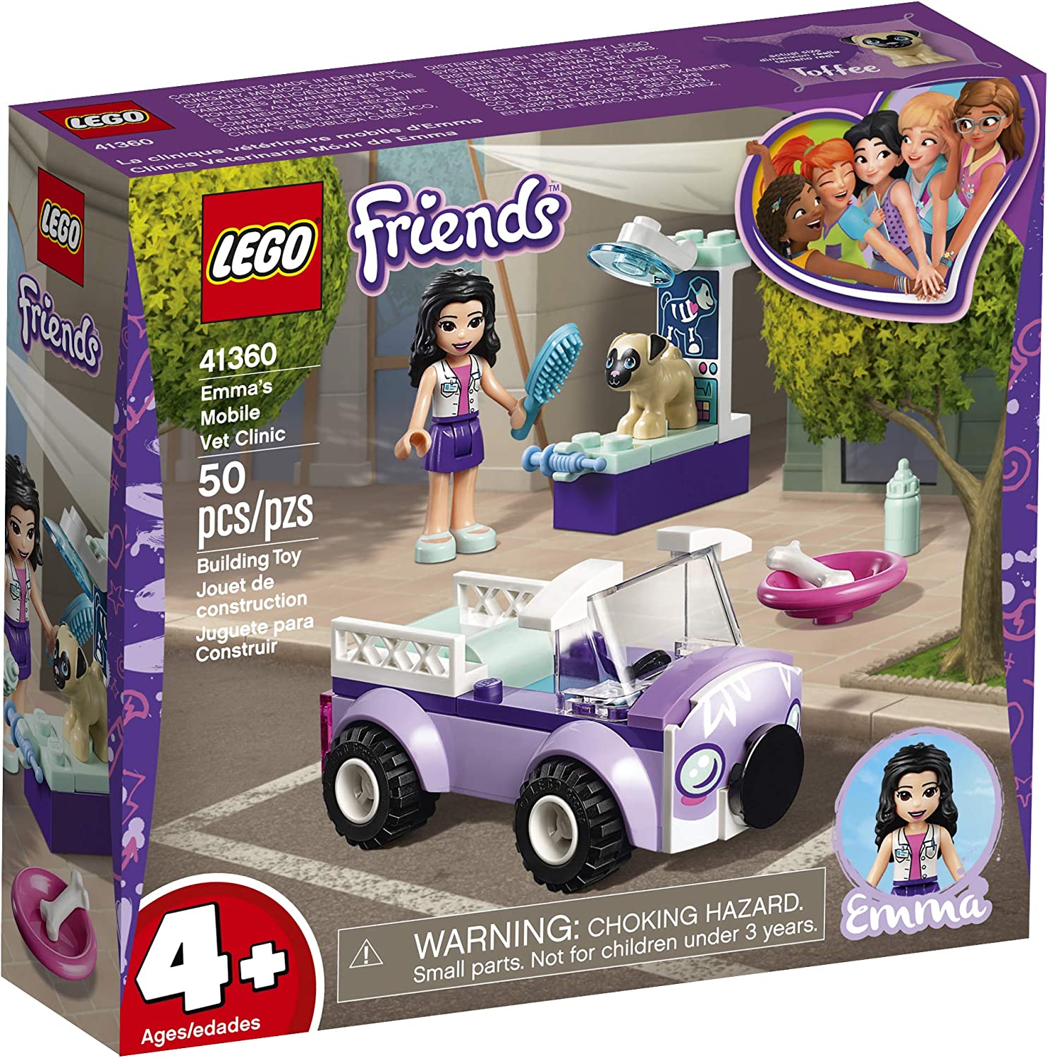 LEGO Friends Emma's Mobile Vet Clinic 41360 Toy Animal Clinic - image 5 of 7