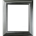 thumbnail image 2 of 3-5/8" Polystyrene Millenial Modern Picture Frame by WholesaleArtsFrames-com 10x15, 325 Series Metallic Silver - Made in USA, 2 of 5