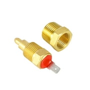 Cooling Fan Thermostat Switch,Gold 185 to 175 Degree Electric Engine 3/8" inch Fan Thermostat Temperature Switch