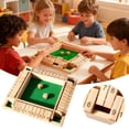 thumbnail image 2 of Juego de dados de madera «Shut the Box» para 2-4 jugadores. Juego de mesa de aprendizaje matemático para niños, adultos y toda la familia, 2 of 2