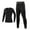 LZX#463 Black, variant on ZXLBBD Boys Girls Base Layer Athletic Compression Leggings and Shirts Thermal Underwear Set Running Pants Tights Casual Relaxed Fit