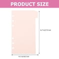 thumbnail image 2 of 6pcs Binder Dividers with Tabs Office Paper Sheet Protectors 6-hole Page Dividers(A6), 2 of 7