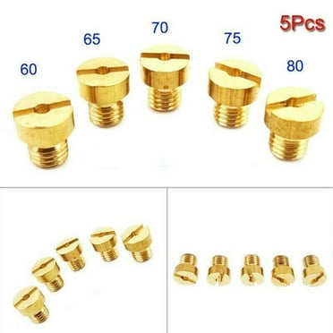 5mm Carburetor Jets #60 65 70 75 80 For Racing Carb 50 60 80cc Motorized Bicycle