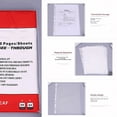 thumbnail image 6 of Heavy Duty Clear Sheet Protectors with Reinforced 3-Hole Punch, Letter & A4 Size Top Loading Plastic Sleeves for Binders, Office & School, 6 of 9