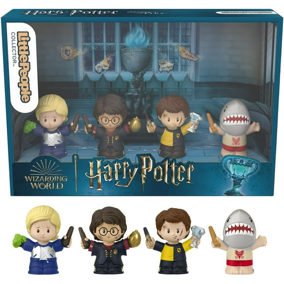 Little People Collector Coffret de figurines Harry Potter et la Coupe de feu en édition spéciale