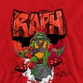 thumbnail image 2 of Tales of the Teenage Mutant Ninja Turtles Raph Sewer Adult Pull-Over Hoodie, Red, 3X-Large, 2 of 5