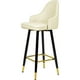 thumbnail image 4 of Set 2 Banco Barra Alta Houzer Tapizada Cocina Bar Desayunador Beige, 4 of 5