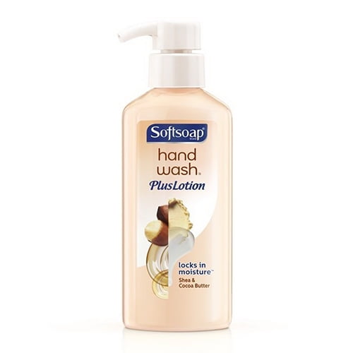 Softsoap Hand Wash Plus Lotion, Shea and Cocoa Butter, 8 Oz, 2 Pack