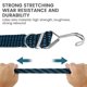 thumbnail image 2 of 4Pcs Elastic Bungees Cords Heavy Duty Elastic Rope Luggage Bungee Straps for Bike Motorcycle Car Caravan Trunk Camping Roof Rack, 2 of 5