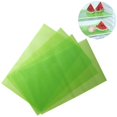 thumbnail image 3 of Washable Fridge Mats Ounona Refrigerator Pad Home Kitchen Use Transparent Green Moisture Absorption 4Set, 3 of 4