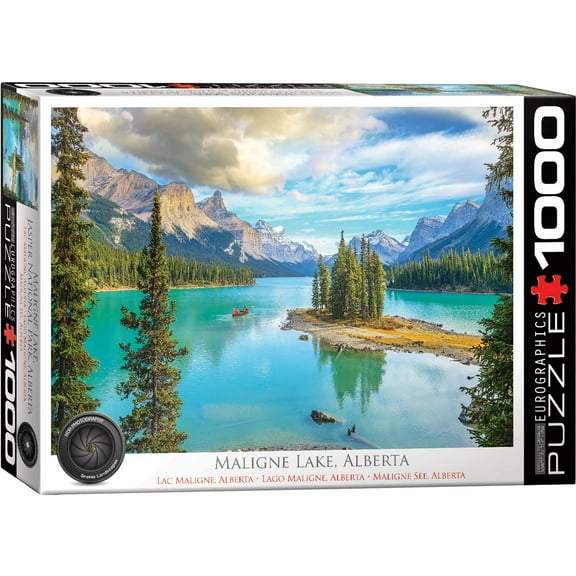 Maligne Lake Alberta 1000-Piece Puzzle