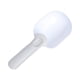thumbnail image 1 of Methold Cuchara para comida de mascotas, cuchara para alimentación de salón doméstico, cuchara dispensadora reutilizable, Clip para bolsa, Suministros para gatos Blanco y Gris, 1 of 6