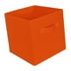 thumbnail image 3 of Cubo de almacenamiento plegable, cesta abierta, cesto de ropa plegable para la familia naranja, 3 of 9