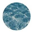thumbnail image 2 of Acheng Blue Sea Table Cloth Underwater World Clear Sparkling Water Broad Nature Vision Round Tablecloth  for Dining Room, Party, Banquet 70x70in, 2 of 7