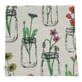 thumbnail image 4 of Saro Lifestyle Flowers & Vases Table Napkin (Set of 4), 4 of 5