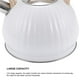 thumbnail image 2 of Inteprter Hervidor de agua 3.5L Calabaza de gran capacidad Caldera de calentamiento de agua de acero inoxidable con mango de nylon anti-escaldado Tapa de Barra de herramientas Blanco Inteprter HA026578-01, 2 of 6