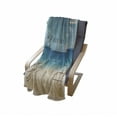 thumbnail image 4 of Travel Soft Flannel Fleece Throw Blanket, Nostalgic Tropical Summer Season Backdrop on Vintage Card Stamp Travel Print, Cozy Plush for Indoor and Outdoor Use, 70" x 90", Sand Brown Teal, by Ambesonne, 4 of 6