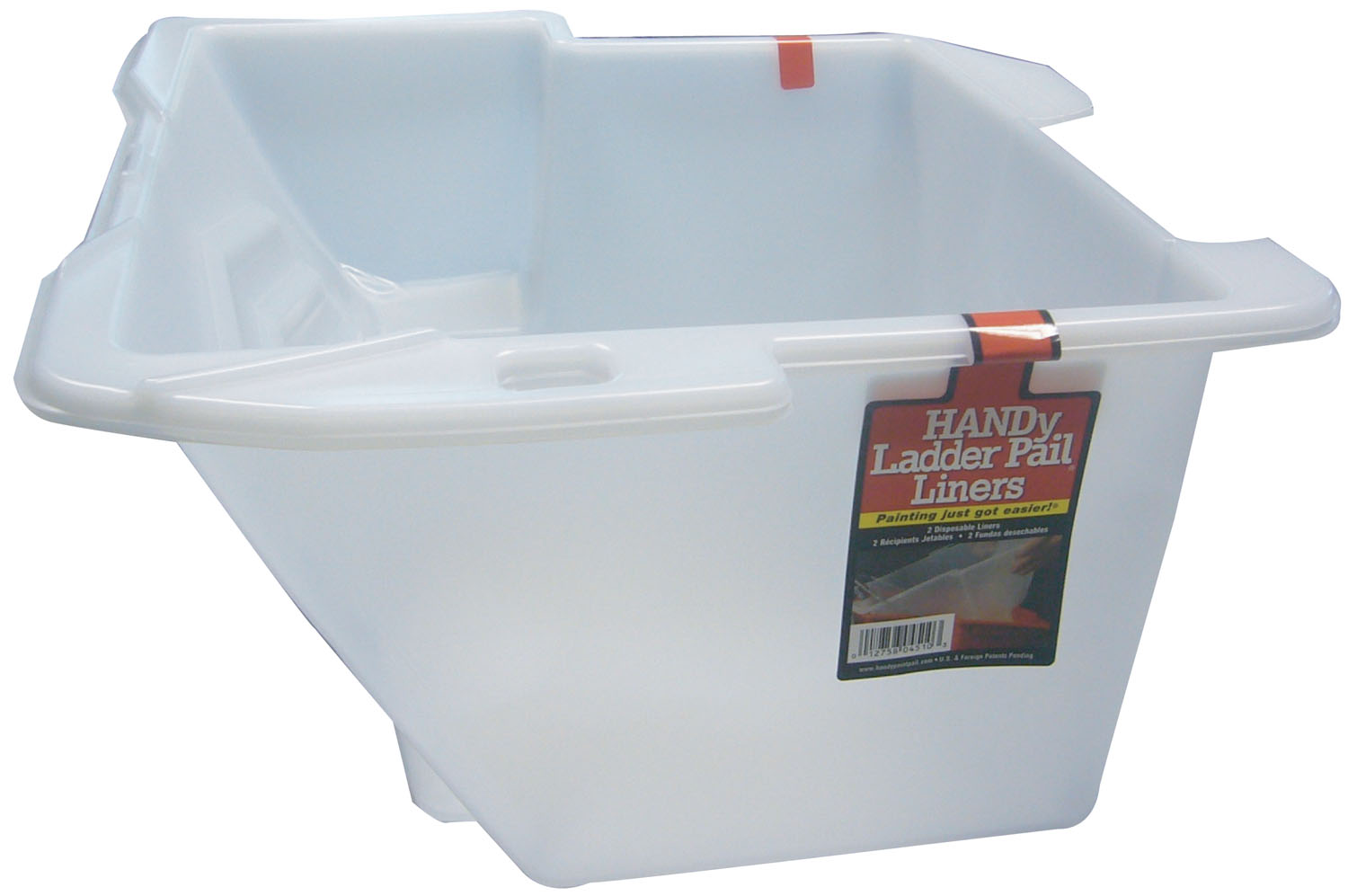 HANDY PAINT PRODUCTS 4510CT Paint Pail Liner,1 gal.,For Ladder,PK2