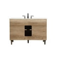 thumbnail image 5 of Elegant Kitchen and Bath 48 inch Single bathroom vanity in natural oak, 5 of 16