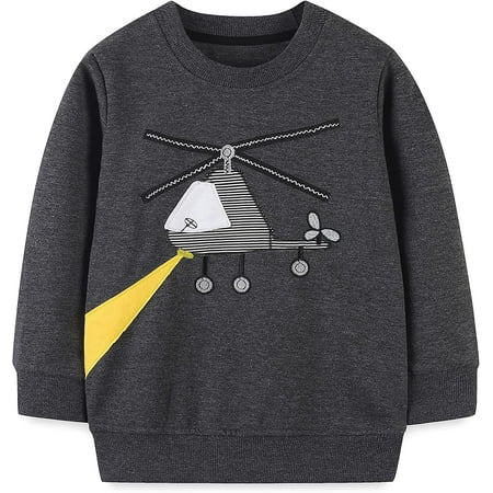 

Baby Toddler Boy s Cotton Crewneck Sweatshirt Christmas Clothing 1-7Y