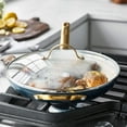 thumbnail image 6 of GreenPan Reserve Ceramic Nonstick 12" Frypan with Helper Handle and Lid | Twilight with Gold-Tone Handles, 6 of 9