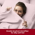 thumbnail image 5 of Mellanni King Flat Sheet Only, Hotel Luxury Soft Microfiber Top Sheet, 1 Piece, Blush Pink, 5 of 8