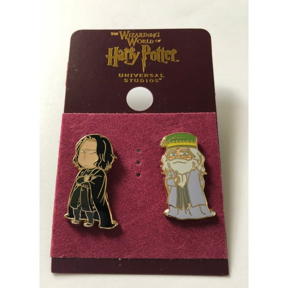 Universal Studios Harry Potter & Albus Pin Set New with Card