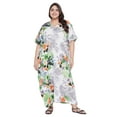 thumbnail image 1 of Oussum Caftan pour Femmes Longue Robe Maxi Caftan Manches 3/4 Robes pour Dames Filles, 1 of 7