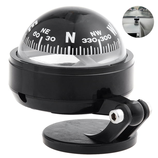 Brújula Para Salpicadero De Coche, Montaje En Salpicadero De Coche, Brújula De Navegación, Bola, Herramienta De Orientación De Dirección De Plástico, Camping Y Senderismo ANGGREK Car Dashboard Compass