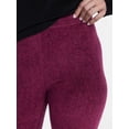 thumbnail image 4 of ClimateRight by Cuddl Duds Stretch Fleece Women's Natural Rise Base Layer Legging, Sizes XS to 4X, 4 of 5