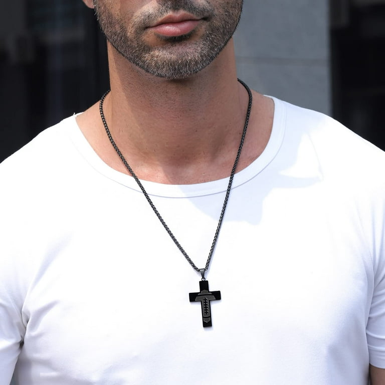 Boys football necklace best sale