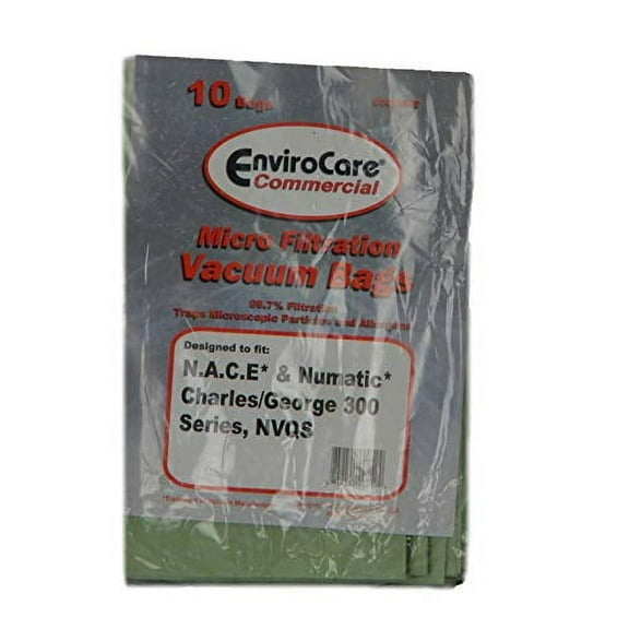 Numatic, Nace Henry, James 200, 225 Vacuum Cleaner Paper Bags 10Pk # ECCNVM