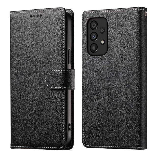 Funda para FOXDOCK Samsung Galaxy A53 5G– Cuero Premium, 3 ranuras para tarjetas, Protección contra impactos