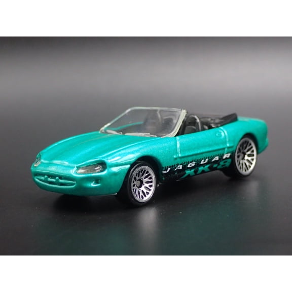 Open Box 1996-2006 JAGUAR XK8 CONVERTIBLE GREEN 1/64 SCALE COLLECTIBLE DIECAST MODEL CAR