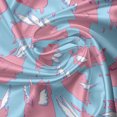 thumbnail image 7 of Ambesonne Vibrant Valance & Curtain, Cartoon Piglets Wings, 55"x45", Pale Pink Pale Blue, 7 of 7