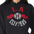 thumbnail image 3 of Women's G-III 4Her by Carl Banks  Black LA Clippers City Pullover Hoodie, 3 of 3