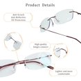 thumbnail image 2 of LifeArt Blue Light Blocking Glasses, Computer Reading Glasses, 2 of 5