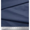 thumbnail image 2 of Soimoi Modal Satin Fabric Geometric Small Printed Craft Fabric by The Yard 42 Inch Wide, 2 of 3
