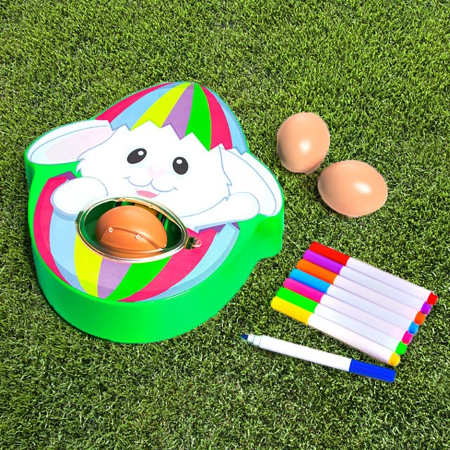 Kits de regalo de cumpleaños de pintura de huevo de plástico para manualidades de manualidades para decoración de huevos DIY para Pascua Hugtrwg Para estrenar