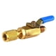 thumbnail image 2 of Válvu de bo para de aire acondicionado para accesorios de herramienta de SAE de 1/4 " Azul Sunnimix Válvula de bola recta de manguera, 2 of 7