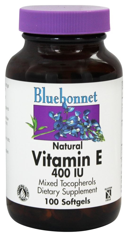 Bluebonnet Nutrition - Natural Vitamin E Mixed Tocopherols 400 IU - 100 Softgels