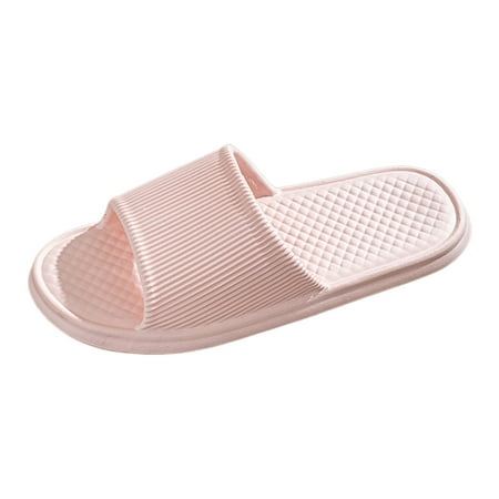 

QYZEU Sandals Women Comfortable Solid Color Flip Flop Sandals Casual Indoor Outdoor Slippers Fashionable Lightweight Sandals Causal Breathable Sandals Pink 38