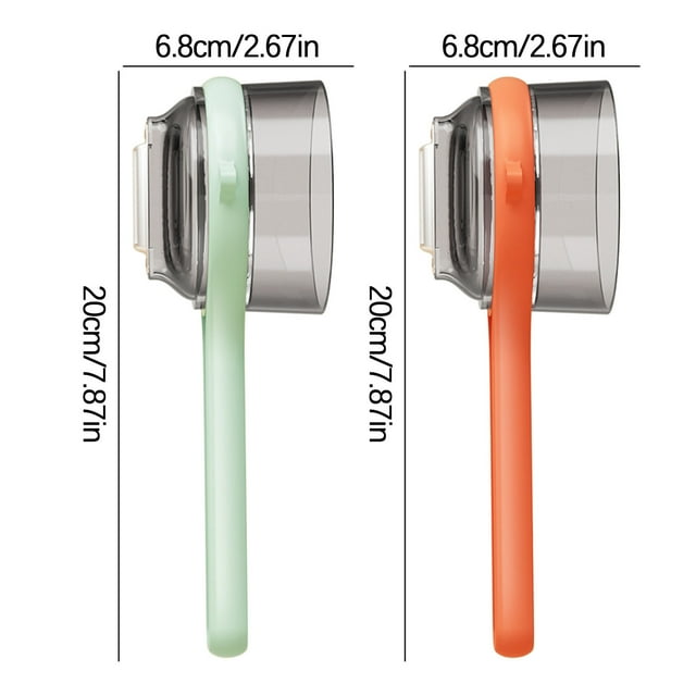 Btomtd Peelers Multifunctional Storage Type Stainless Steel Peeling Knife With Storage Box Fruit And Vegetable Cup Peeler, Green