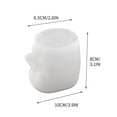 thumbnail image 2 of Molde de silicona flexible para hormigón, yeso, cemento, molde abstracto 3D para rostro y cuerpo, ideal para manualidades de resina, velas, jabón, reutilizable, apto para hornear (de -40 °C a 230 °C)., 2 of 7