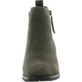 thumbnail image 3 of Blondo Womens Samara Suede Square Toe Ankle Boots Taupe 6.5 Medium (B,M), 3 of 3