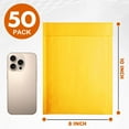 thumbnail image 6 of ShellKingdom 50 Pcs Bubble Mailers 8x10 inches Poly Padded Envelopes Waterproof Self-Seal Bubble Shipping Bags for Small Business, Yellow, 6 of 9